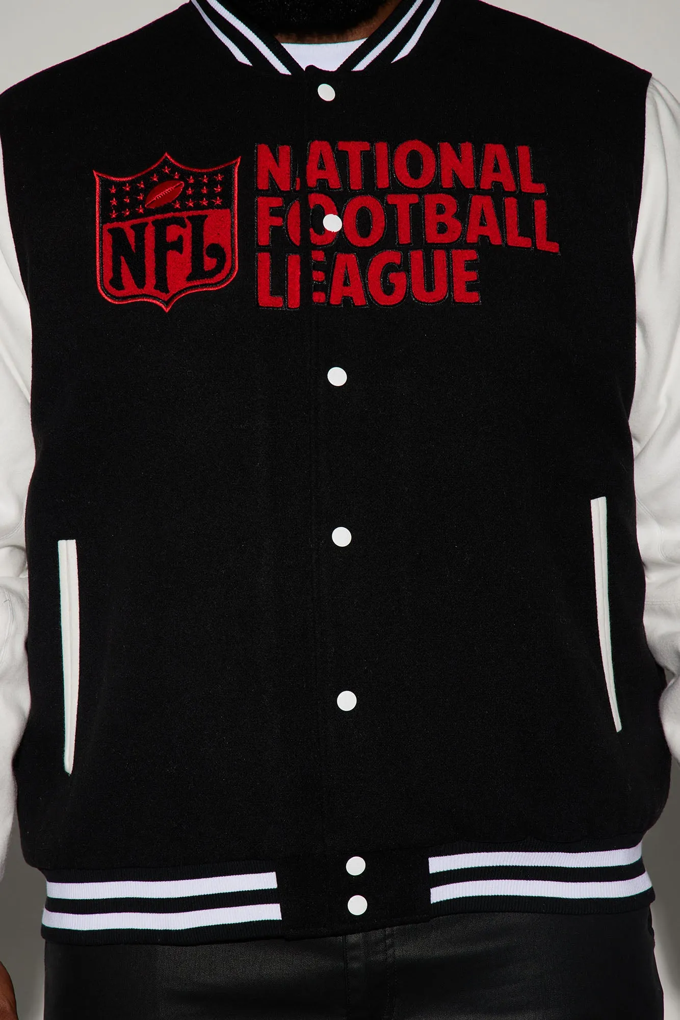 All-In Multi Team Varsity Jacket - Black