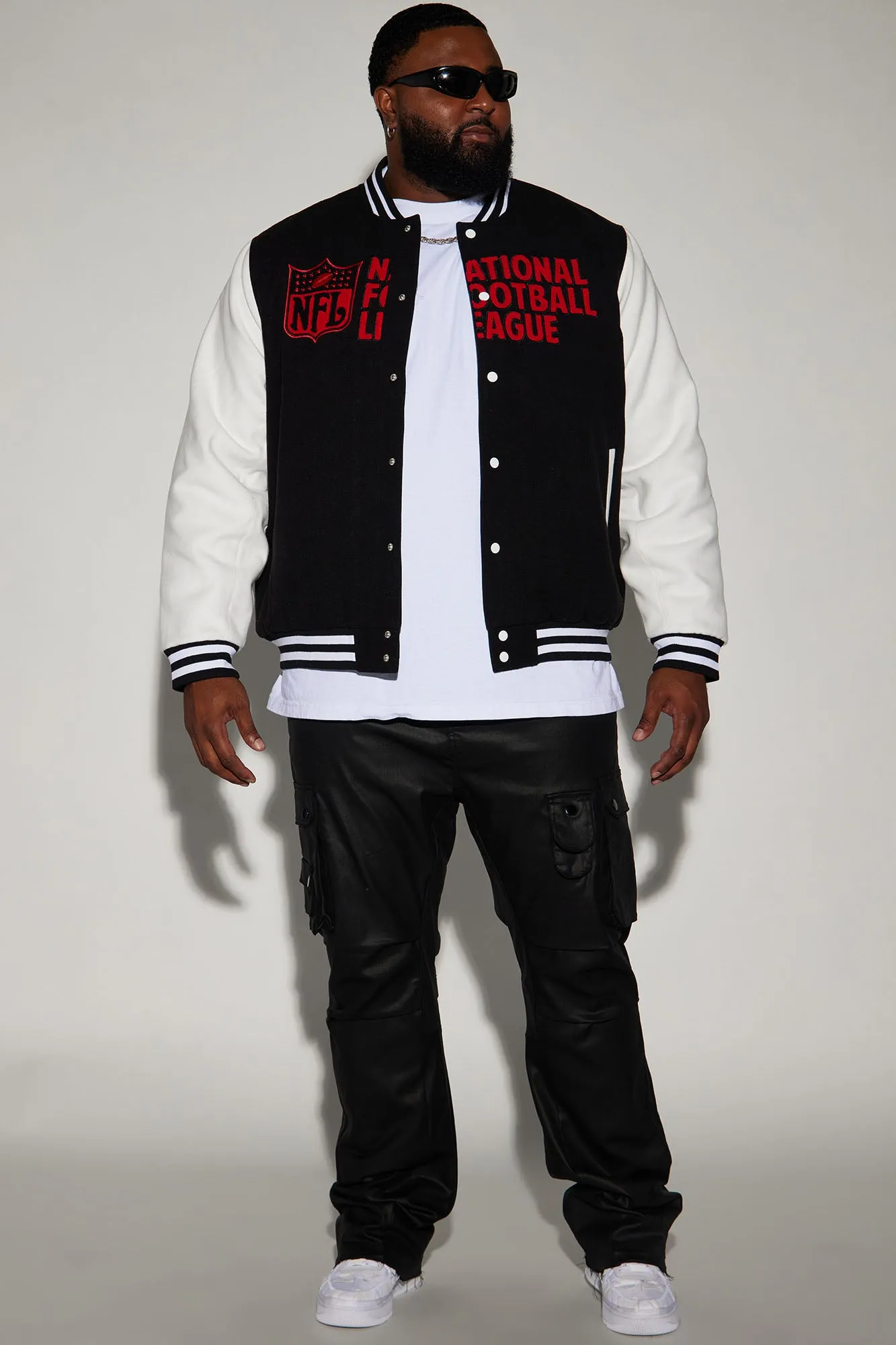 All-In Multi Team Varsity Jacket - Black