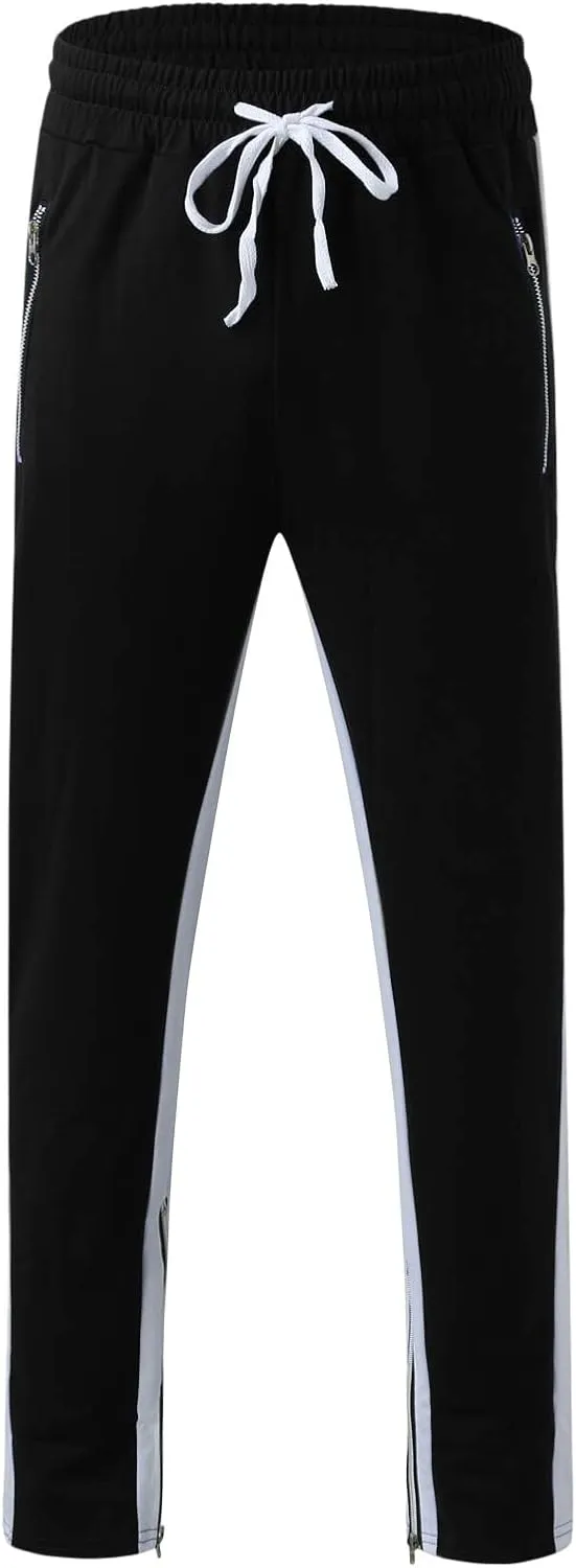 Cargo Sweatpants for Men Mens Lounge Pants Jogger Pants Slim Fit Bodybuilding Tapered Sweatpant with Pockets Running