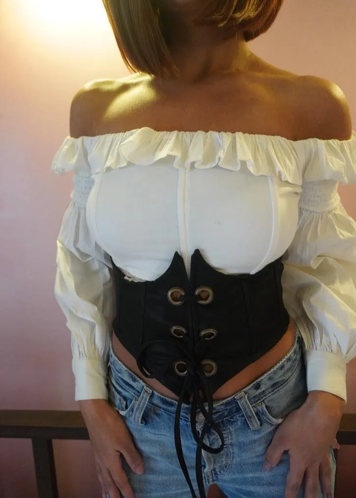 Cassidy Black Corset Belt CL
