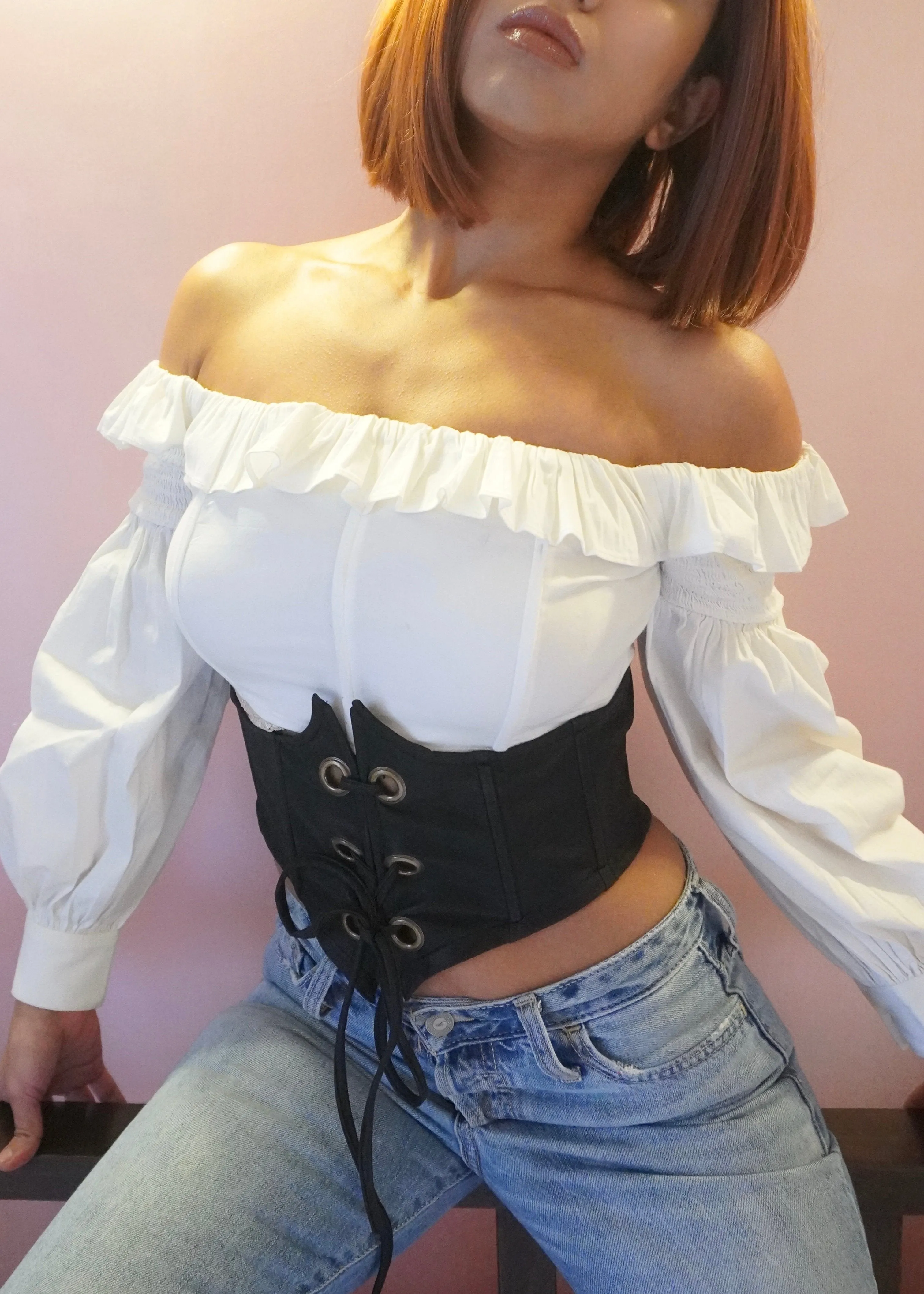 Cassidy Black Corset Belt CL