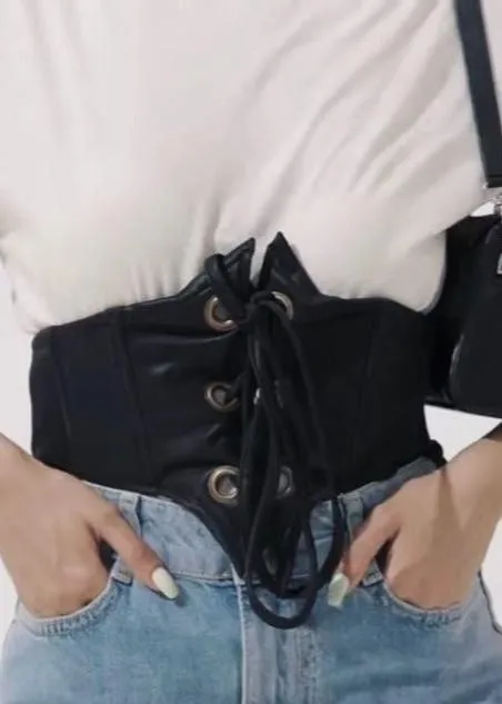 Cassidy Black Corset Belt CL
