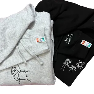 Custom Kids Drawing UNISEX Adult Hoodie