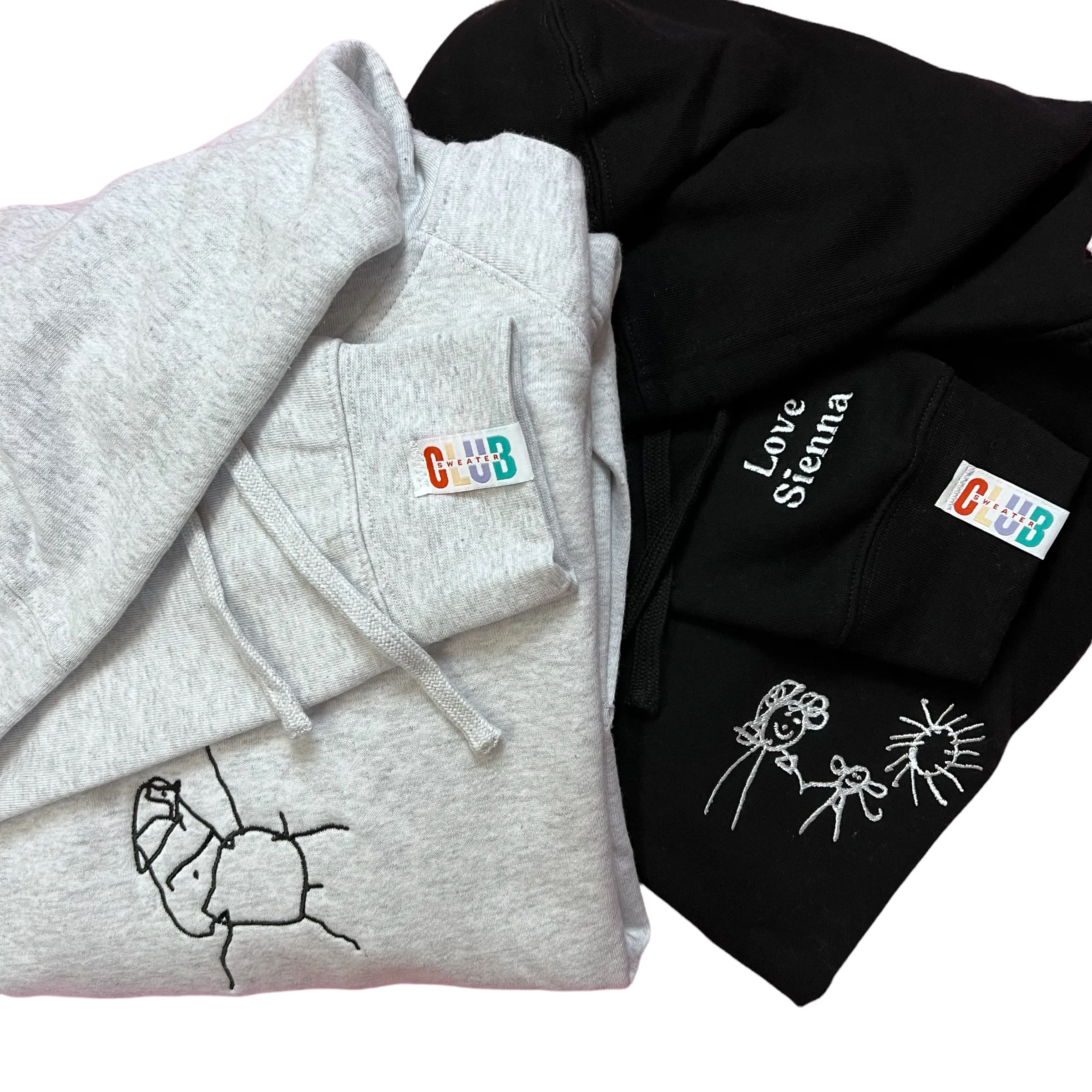 Custom Kids Drawing UNISEX Adult Hoodie
