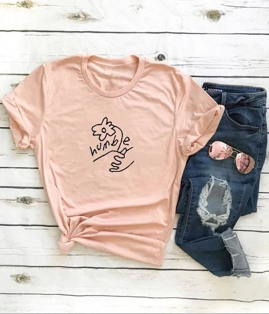 Humble Flower Christian Statement Shirt
