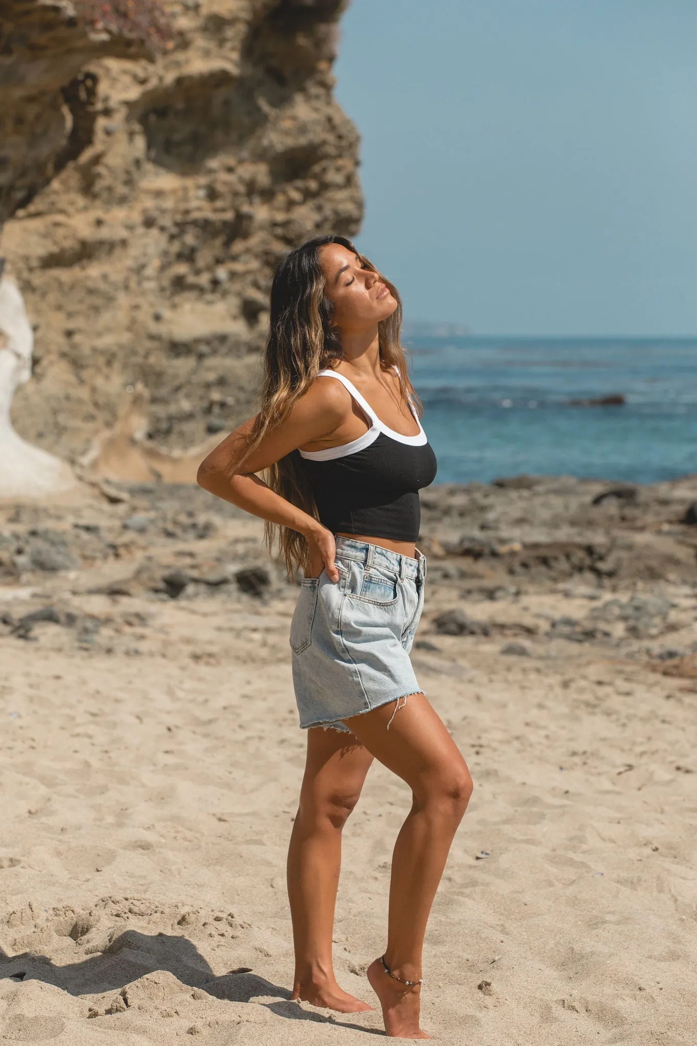 Luxe Knit Ribbed Cotton Tank