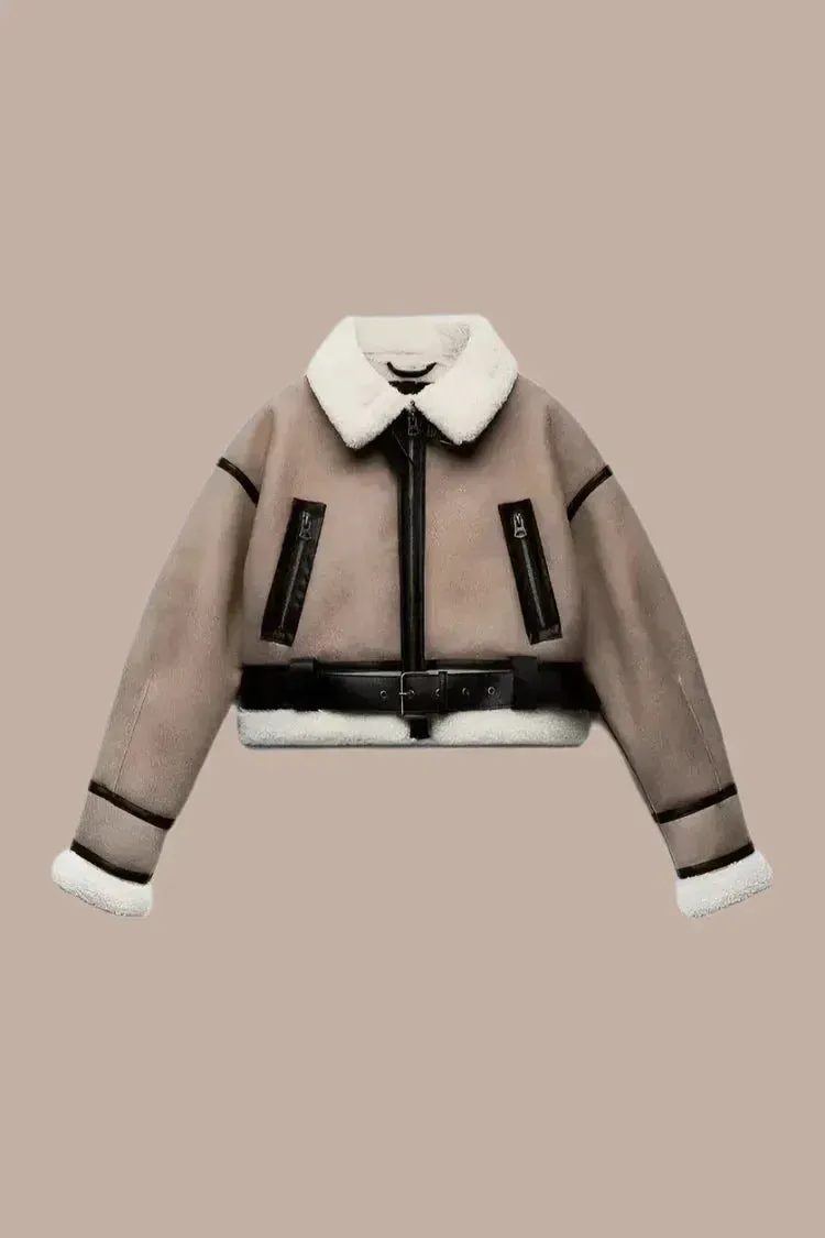 Merel  Elegant Leather Jacket