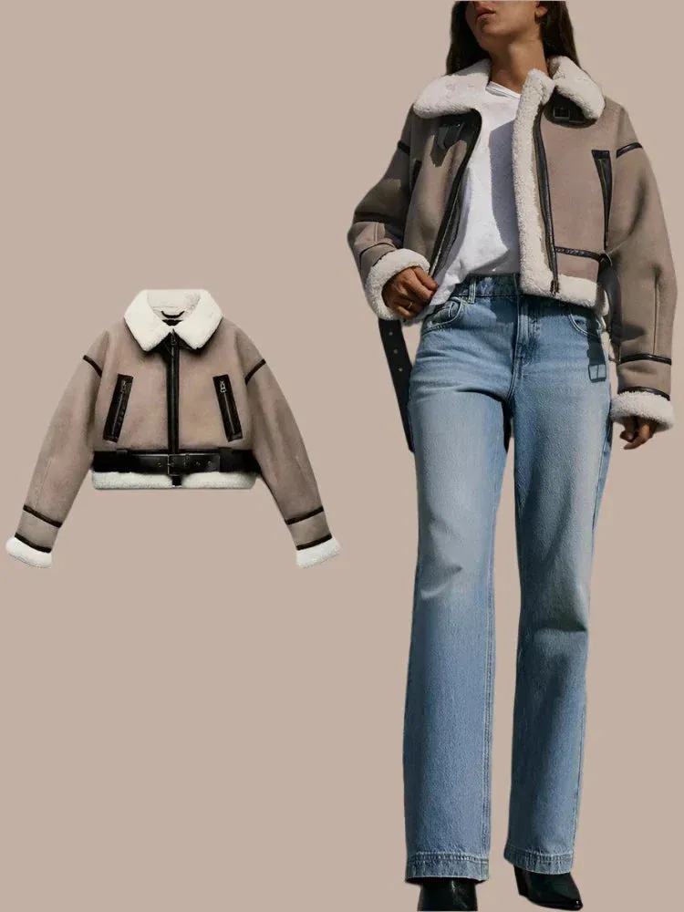 Merel  Elegant Leather Jacket