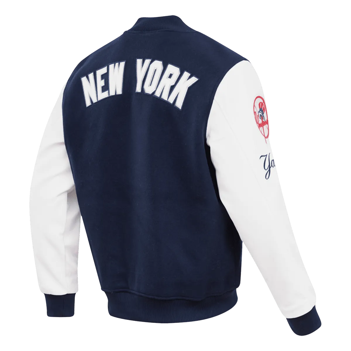 MLB NEW YORK YANKEES CLASSIC WOOL MEN'S VARSITY JACKET (MIDNIGHT NAVY)
