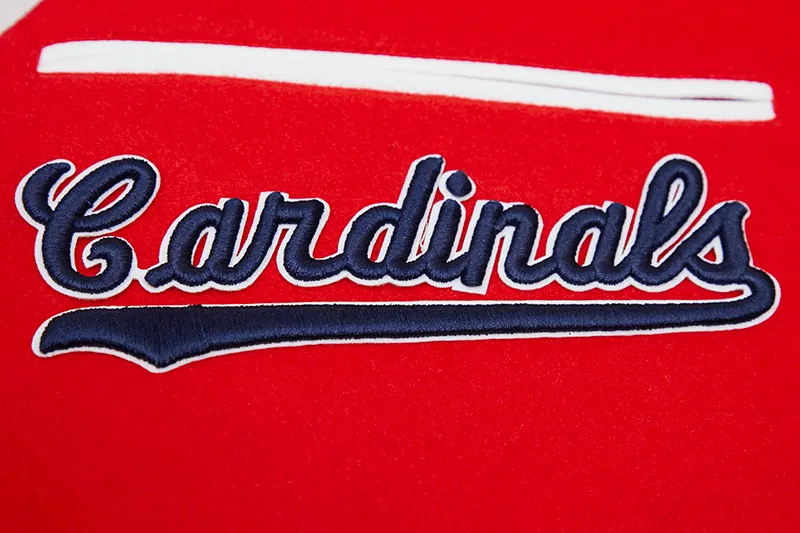 MLB ST. LOUIS CARDINALS CLASSIC WOOL MEN'S VARSITY JACKET (RED / WHITE)