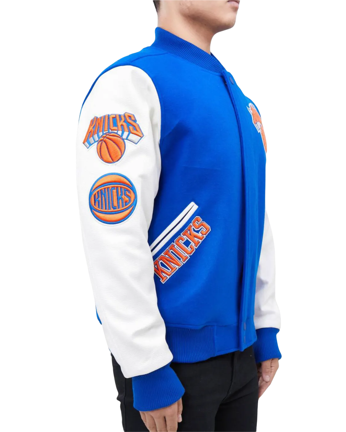 New York Knicks Royal Blue Varsity Jacket