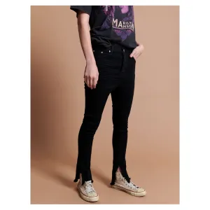 One Teaspoon "Black Cotton Women's Skinny Jean"