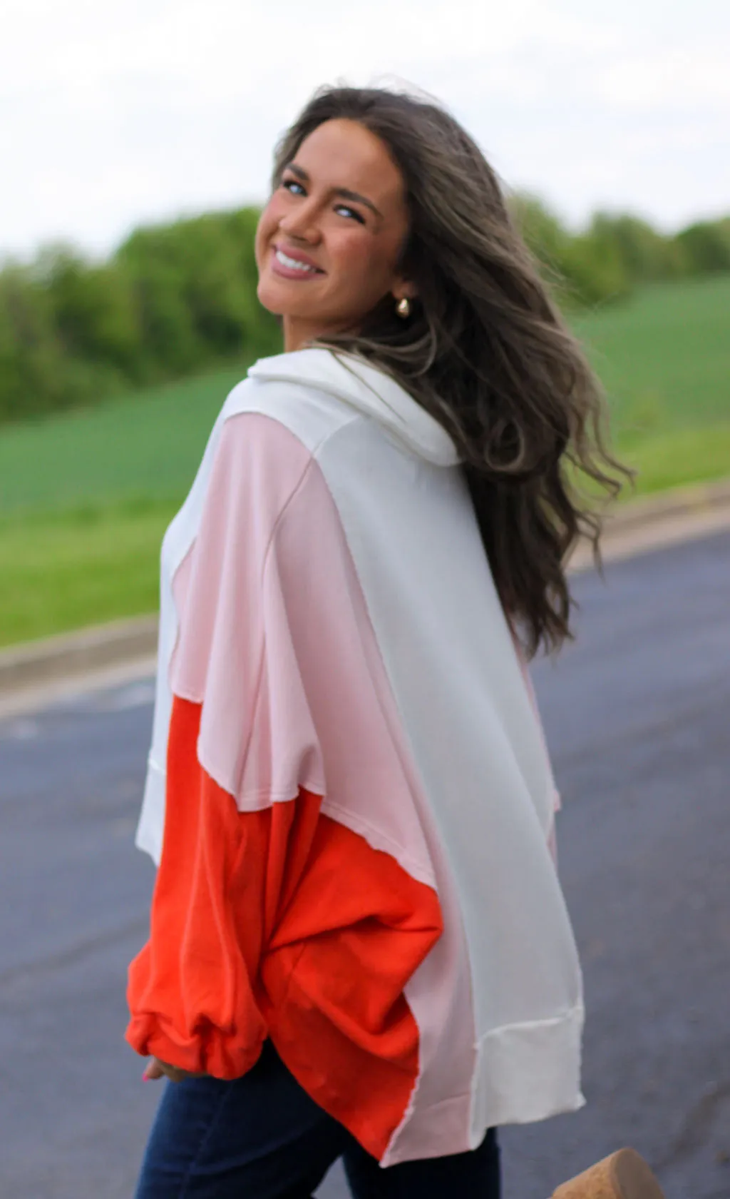 Oversized Summer Fun Sweatshirt