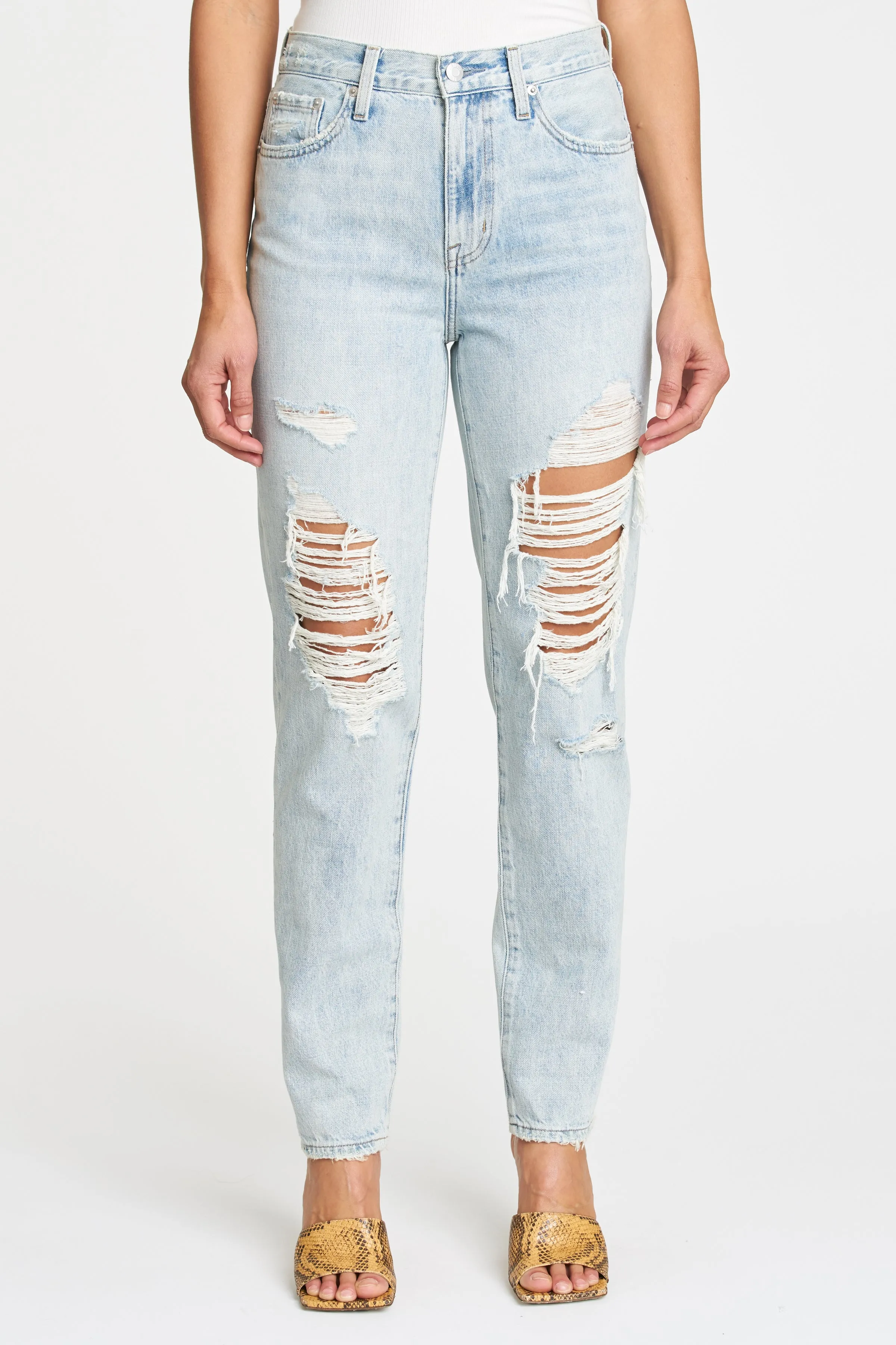 Presley High Rise Relaxed Roller Jean