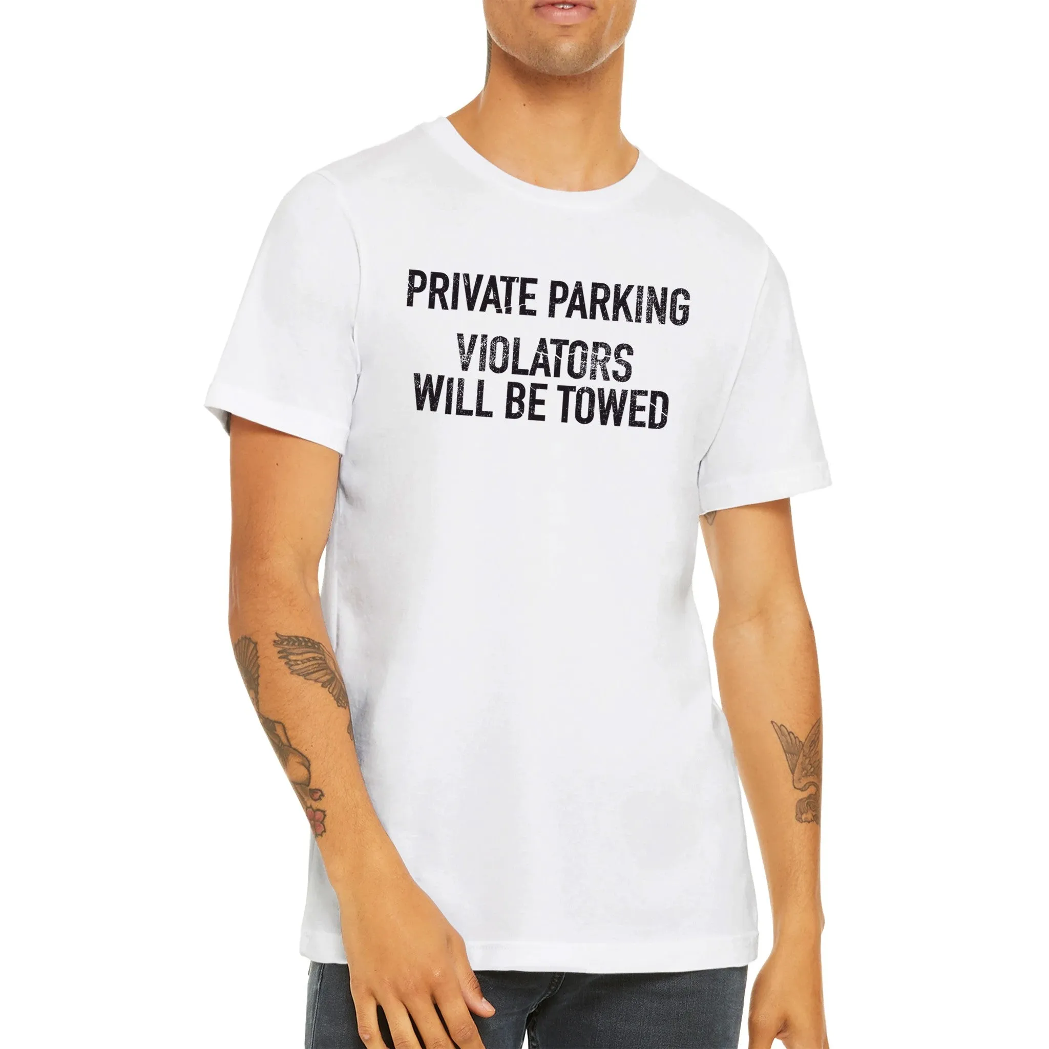 Private Parking  -  Premium Unisex Crewneck T-shirt
