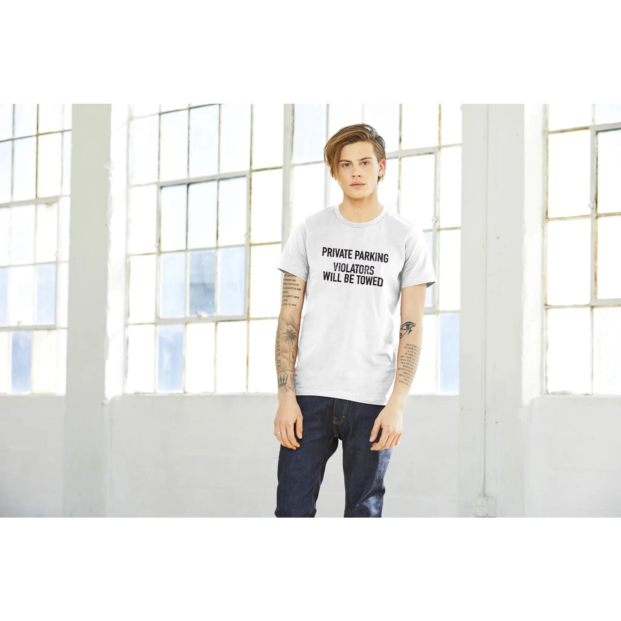 Private Parking  -  Premium Unisex Crewneck T-shirt