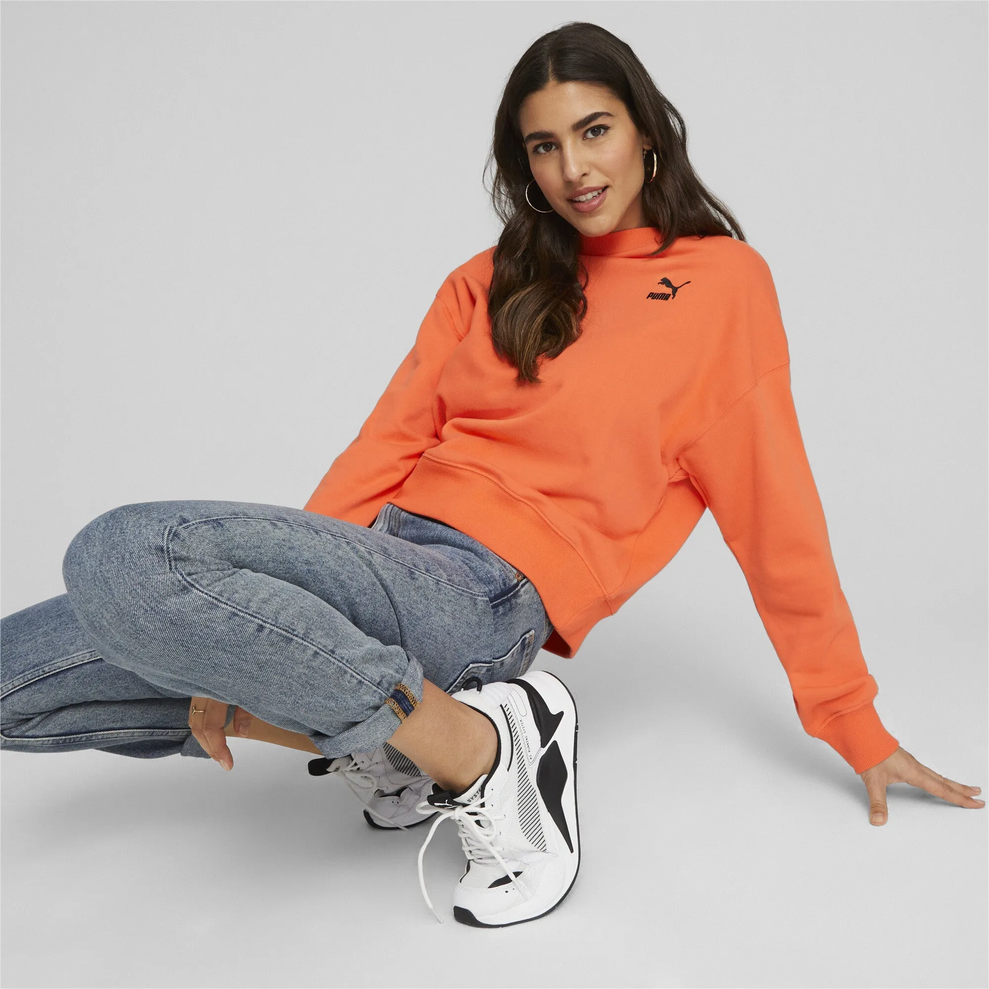 PUMA Classics Oversized Women's Crew TR