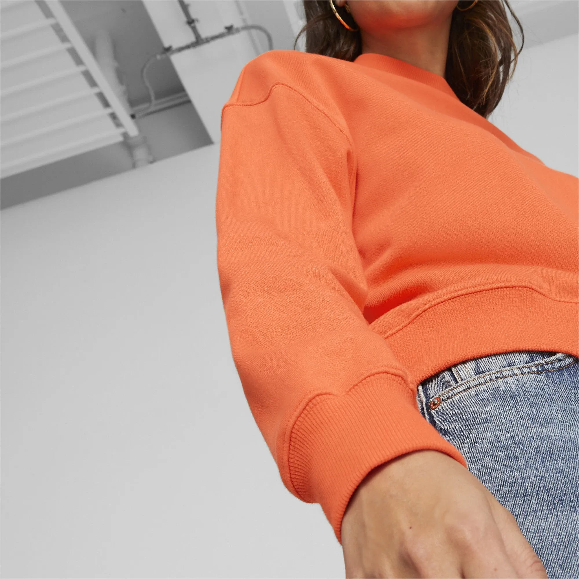 PUMA Classics Oversized Women's Crew TR