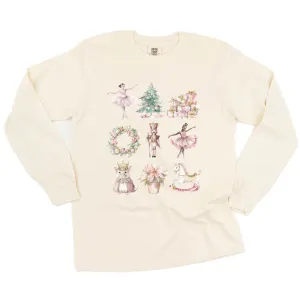 Watercolor Nutcracker - LONG SLEEVE Comfort Colors Tee