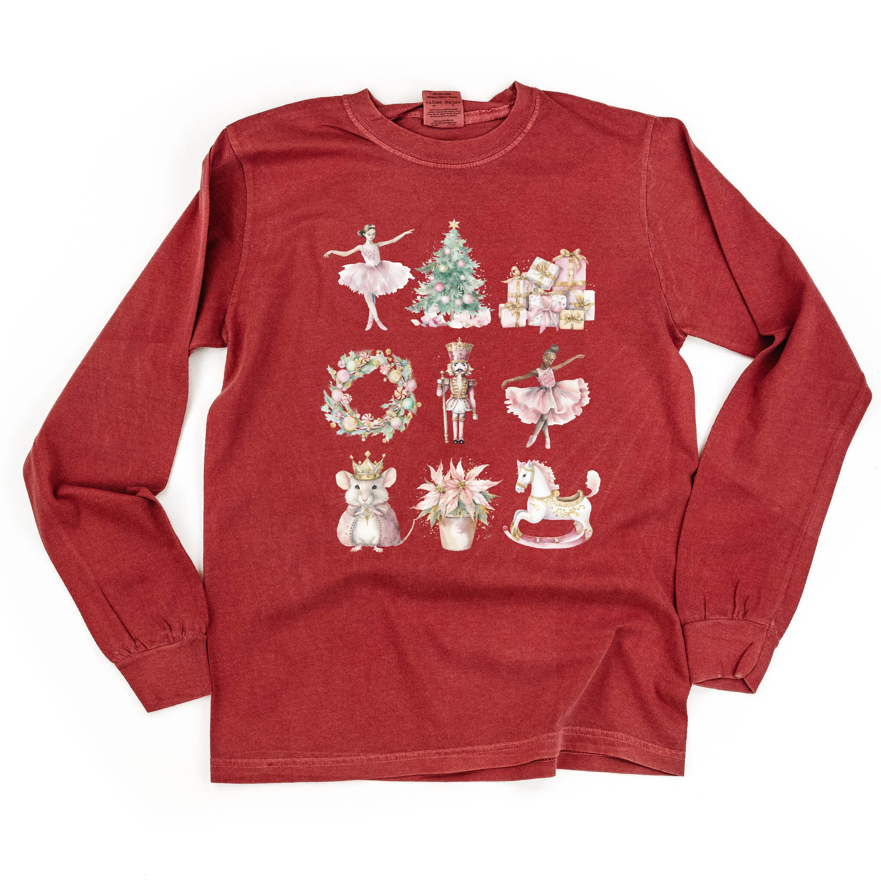 Watercolor Nutcracker - LONG SLEEVE Comfort Colors Tee