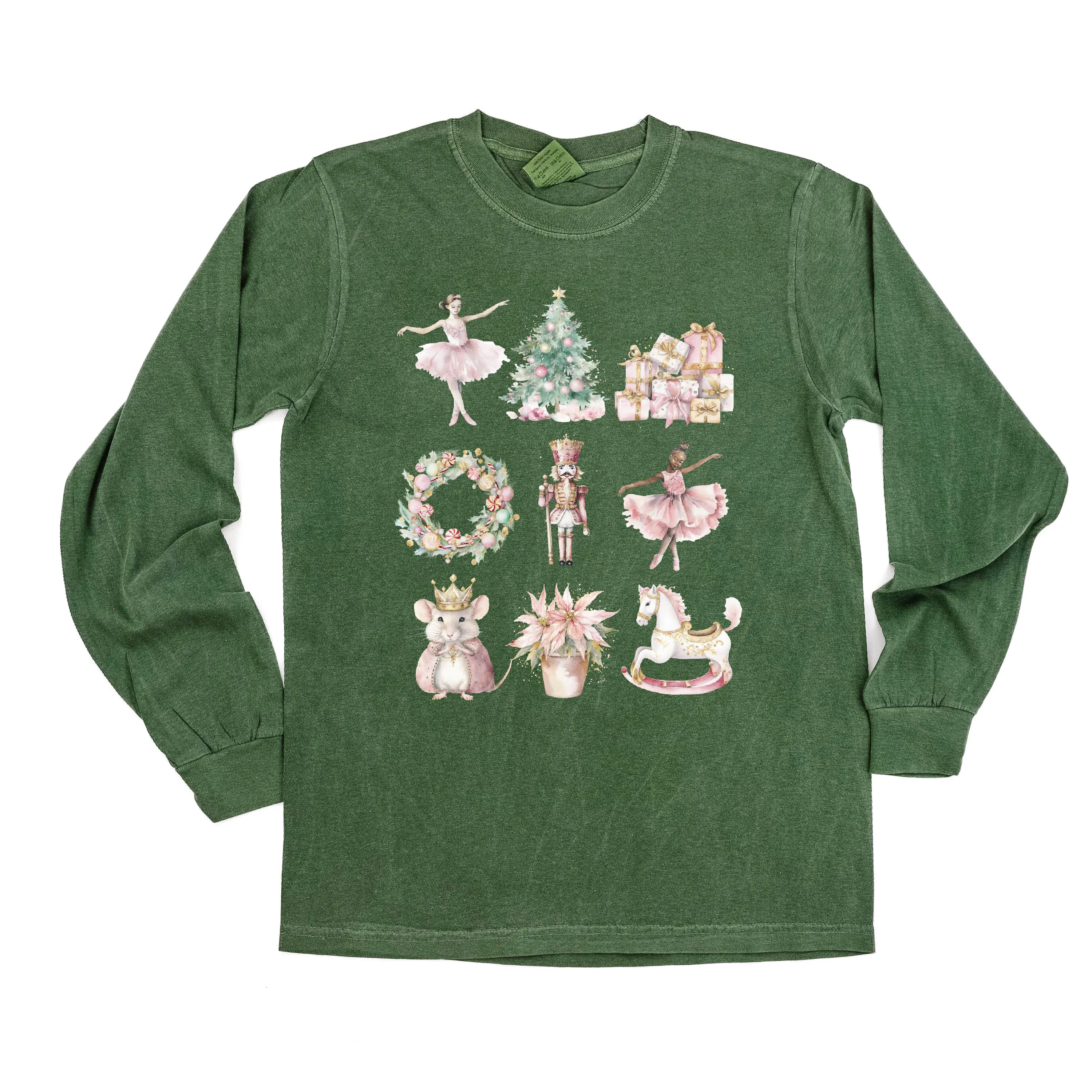 Watercolor Nutcracker - LONG SLEEVE Comfort Colors Tee
