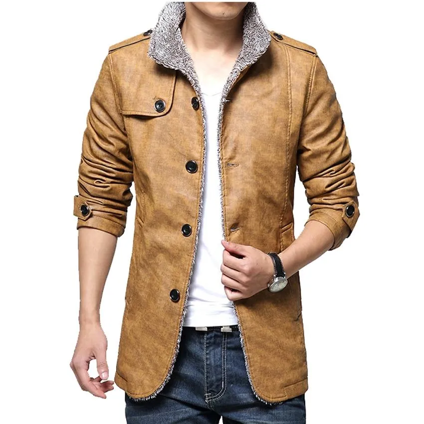 West Louis Winter Men's Leather Jackets