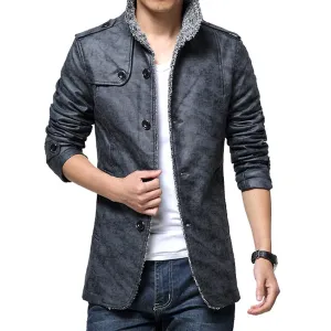 West Louis Winter Men's Leather Jackets