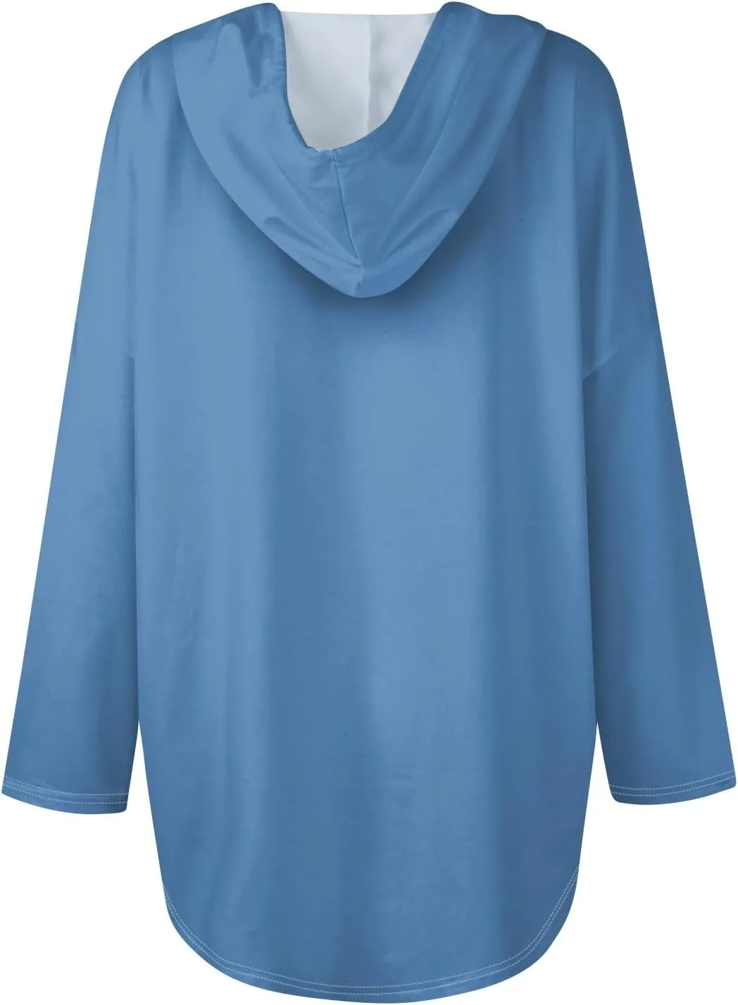 Women Hoodies Oversized Drawstring Lightweight Sweatshirts Hooded Fall Fashion 2024 Plain Tunic Hoodies