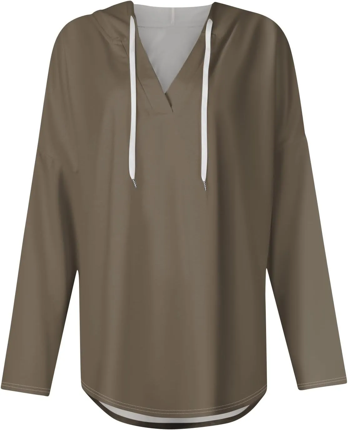 Women Hoodies Oversized Drawstring Lightweight Sweatshirts Hooded Fall Fashion 2024 Plain Tunic Hoodies