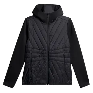 Womens Holma Quilt Hybrid Hood Black - AW24
