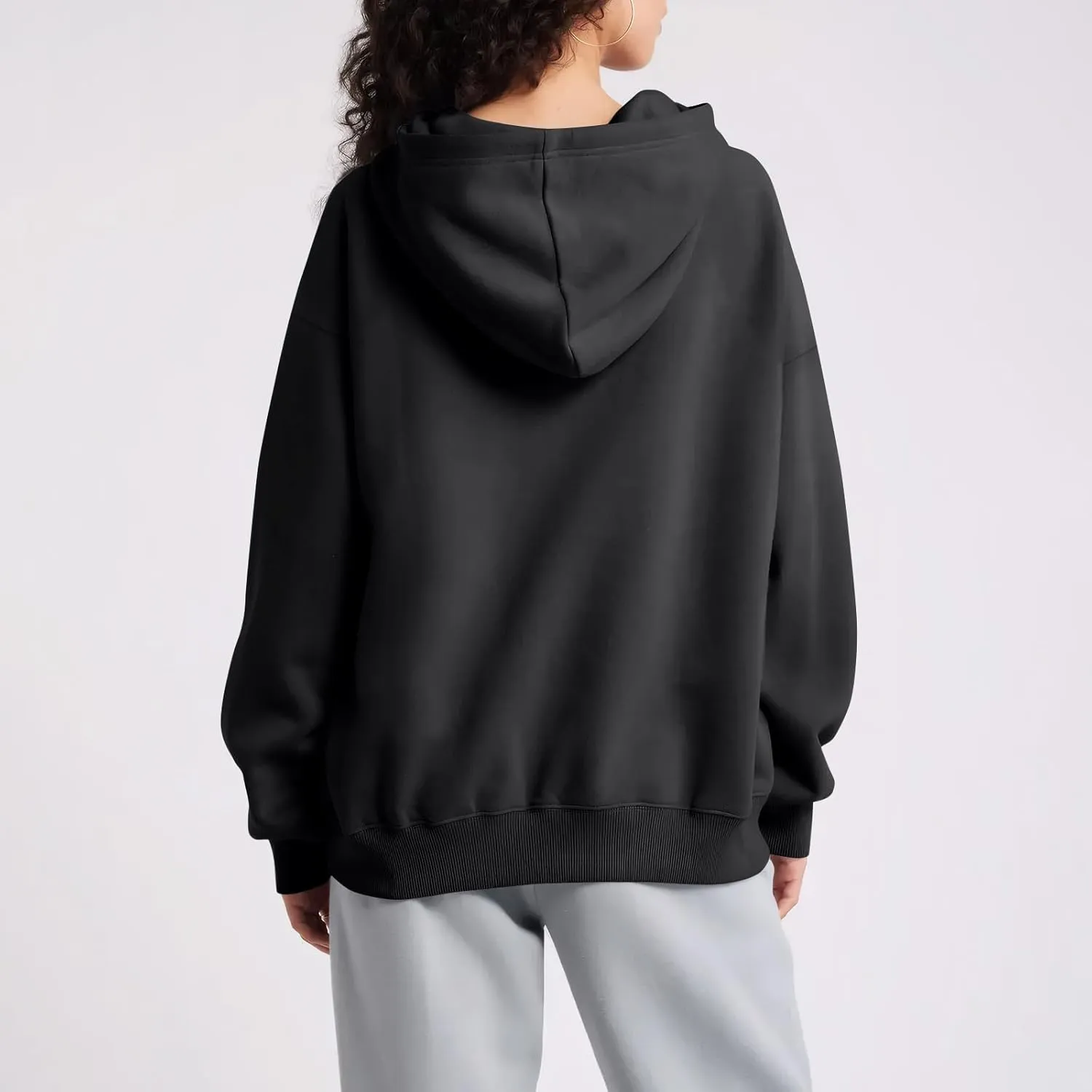 Womens Hoodies Pullover Oversized Comfy Soft Hooded Sweatshirts Winter Sweaters Plain Hoodie with Pockets