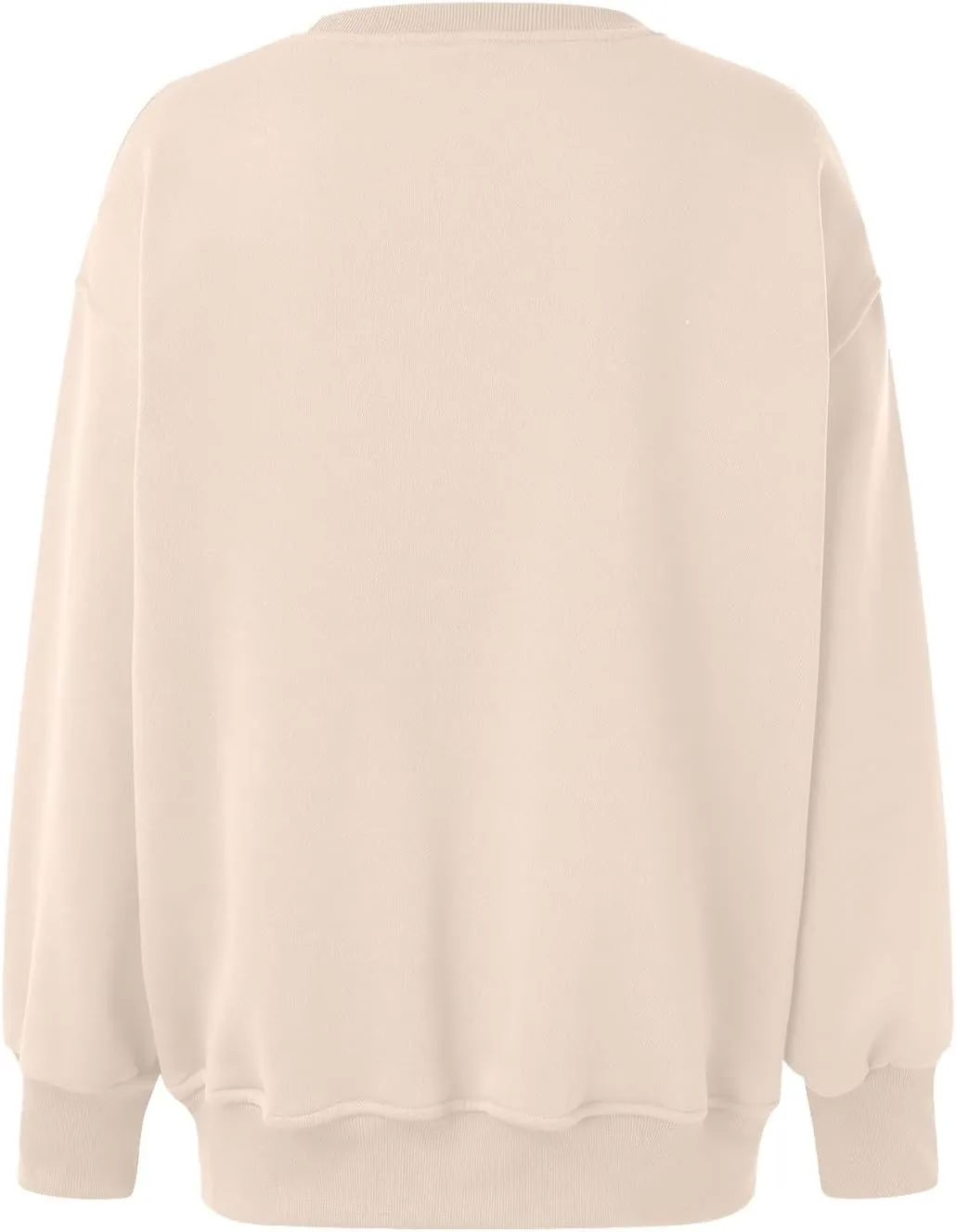 Women's Solid Color Sweatshirt Hoodie Round Neck Pullover Sweater Casual Comfort Fall Fashion Clothing